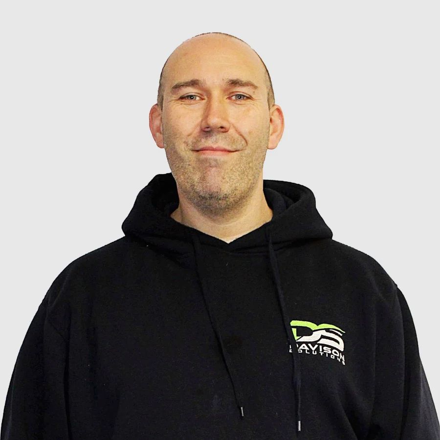 John Tolman, Site Supervisor, Davison Solutions.