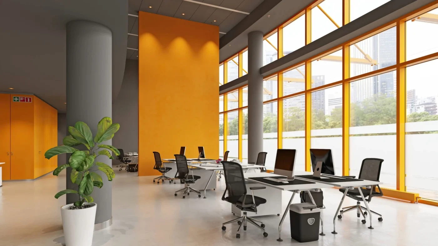 Paint colour ideas for commercial sectors