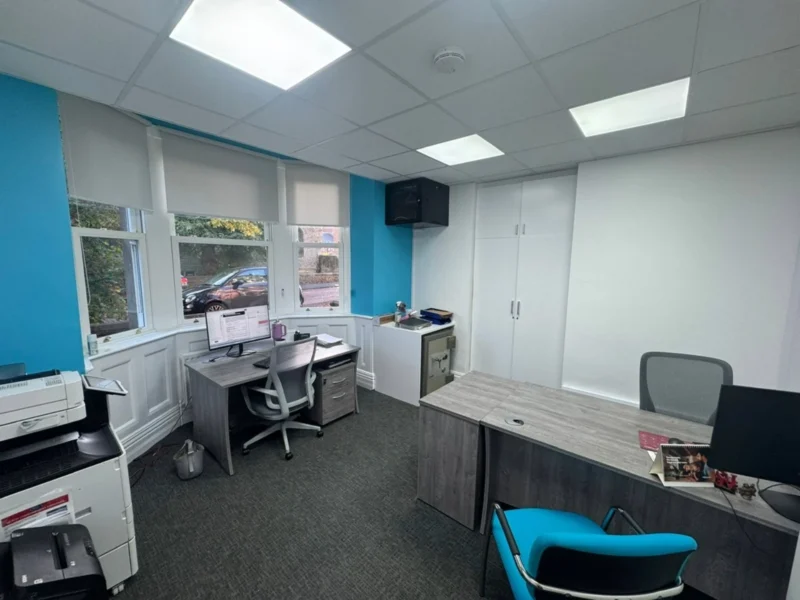 The newly refurbished interior of RMS Forest Hall.